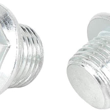 X AUTOHAUX 10 Sets M16x1.5 Metal Car Engine Oil Pan Drain Cap Screw Bolt Plug with Gasket