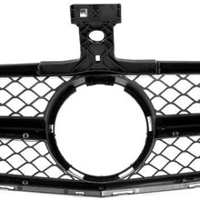 Gorgeri Car Black Front Guard Grille Front Bumper Grill Accessory for AMG Fits for C-Class W204 08-14