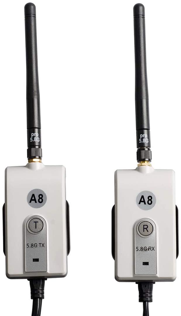 AKK 625-600-A8 5.8G 600mw Wireless Color Video Transmitter and Receiver Kit for Backup Camera System/Rear View Camera System