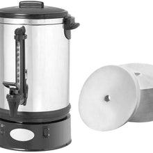 250pcs Round Coffee Filter Paper 250er × 195mm for Regina 40, Pro40T and Pro60T, Disposable Compostable Coffee Pour Over Maker Filters for Home Office Usage