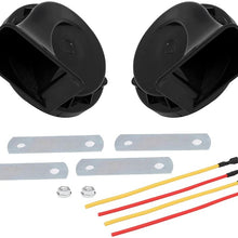 AUTOMUTO 120DB Electric Motorcycle Horn 12V Twin Horn Kit for Car Motorcycle Truck Boat