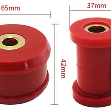 SHOUNAO 6Pcs Car Front Control Arm Bushing Kit Fit for Beetle 98-06 / Golf 85-06 / Jetta 85-06 (Color : Red)