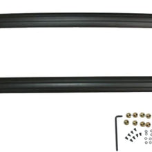 WGERT 1 Pair Black Aluminum Mount Onto the Rooftop Roof Rack Cross Bars Top Rail Carries Luggage Carrier with 39.17in. Front Bar+37.4in. Rear bar Compatible with 07-11 CR-V 6940803571038