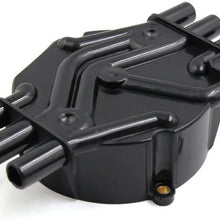 uxcell D328A 10452458 Automobile Car Ignition System Distributor Cap for GMC Sierra Yukon for Chevrolet Suburban Tahoe for Cadillac 6 Cylinder Engine DC 12V