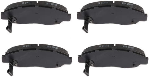 TUPARTS 4 Pcs CeR-amic Front Brake Pads fit for 1997-1999 A-cura CL 1990-2002 H-onda Accord 1996-2011 H-onda Civic 2010-2014 H-onda Insight