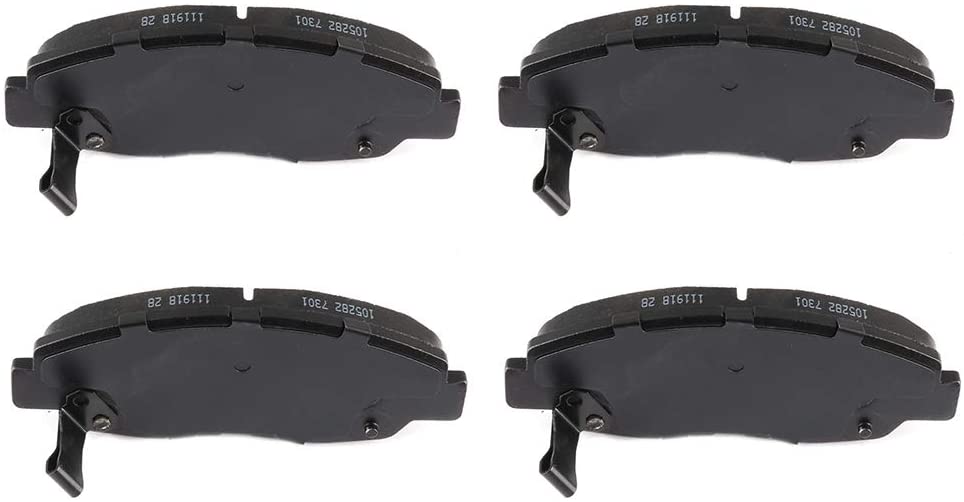 TUPARTS 4 Pcs CeR-amic Front Brake Pads fit for 1997-1999 A-cura CL 1990-2002 H-onda Accord 1996-2011 H-onda Civic 2010-2014 H-onda Insight