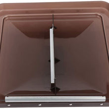 Liftstrut Roof Vent Cover fit for RV Trailer Camper Motorhome VL200-S Smoked 14 x 14 Vent Lid kit 1 pac Easy Install Fresh Air Rain Vent Lid Ventilation