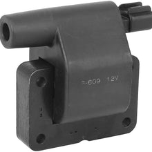 X AUTOHAUX 33410-60D30 Ignition Coil Black Auto Parts for Suzuki Vitara Type 3