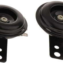 Homyl DC 12V 1.5A 105db Metal Electric Loud Horn Speaker Trumpet Black