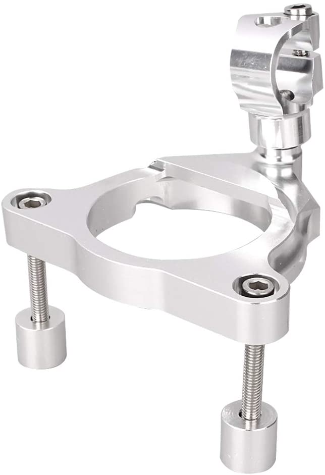 Mallofusa Motorcycle Stabilizer Steering Damper Bracket Mount Holder Kit Compatible for Kawasaki Z800 2013 2014 2015 Black