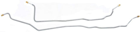Compatible With 1981-1987 Chevrolet GMC C10 C15 Truck Preformed Rear Axle Brake Line Kit Set Steel