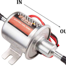 E8012S Universal Electric Fuel Pump Low Pressure 5-9 PSI 12V w/Installation Kit