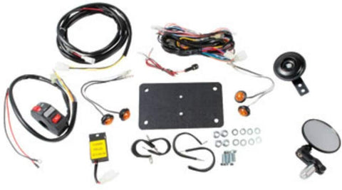 ATV Horn & Signal Kit with Recessed Signals for Kawasaki BAYOU 300 2X4 1994-2004