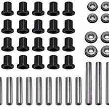 SuperATV Heavy Duty UHMW A-Arm/Control Arm Bushing Kit for OE Arms for Polaris RZR 900/900 4/900 S / 1000 S (2016 ONLY) - Front and Rear - Much Stronger Than Stock!