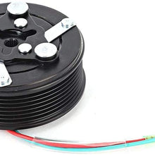 AC Compressor Clutch, A/C Air Conditioning Compressor Clutch Coil Assembly Kit with Bearing, Coil and Pulley Fit for Honda CR-V 2002-2006, Replaces Part# 38810PNB006