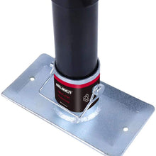 NBJINGYI Trailer Jack Foot Plate 2000LBS Capacity with Pin Base for A-Frame Boat RV Camper Removable Fits 2" Jacks