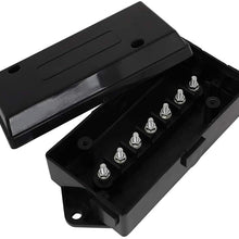 SCITOO 7-Gang Junction Box Trailer Wiring Connector Waterproof