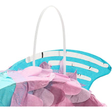 Fish Pull String Pinata in Blue & Pink for Kids Ocean Theme Birthday, Under the Sea Party Supplies and Decorations, Small 17 x 10.5 inches