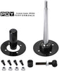PQY Drift Tuning Adjustable Short Shifter Lever with Knob Compatible with 85-10 BMW E30 E36 E46 E34 E39 E6x Z3 BMW Gear Gearbox Transmission Getrag or ZF Racing & Daily (red) 178mm Handle