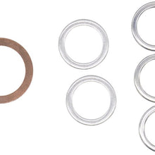 Differential and Transmission Drain Plug Crush Washers Gaskets Fits for Toyota 4runner Tacoma Tundra FJ cruiser Land Cruiser, Replacement for the part# 12157-10010 90430-24003 90430-18008