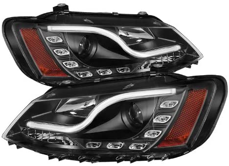 Spyder Auto 444-VJ11-LTDRL-BK Projector Headlight