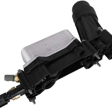 68105583AF Oil Filter Adapter Housing Assembly for 2014 2015 2016 2017 2018 Chrysler Dodge Jeep Ram 3.6 V6 Pentastar Replaces 68105583AA 68105583AB 68105583AC 68105583AD 68105583AE