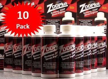 ZDDPPlus ZDDP Engine Oil Additive Zinc & Phosphorus 10 Bottle Pkg