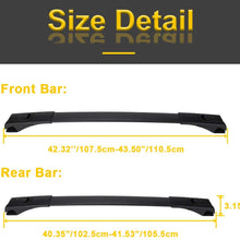 LEDKINGDOMUS Cross Bars Roof Racks Compatible for 2013-2018 Toyota RAV4, Aluminum Rooftop Luggage Crossbars Cargo Bag Carrier with Locks Carrying Bike Canoe Kayak