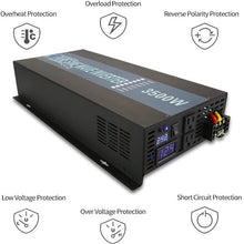 WZRELB 3500W 12V 120V Pure Sine Wave Solar Power Inverter With Remote Control Switch