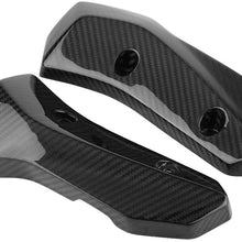 Motorcycle Radiator Cover Protector Glossy Black Carbon Fiber Radiator Side Grille Guard - Moto Front Top Gas Tank Cover Fit for Yamaha MT-07 FZ-07