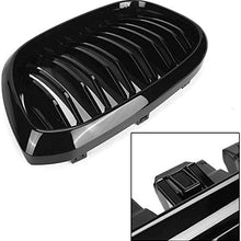 Zealhot Black Front Kidney Grill Grilles For BMW Car Grill Bumper X3 Series X4 Series Single Line G01/G08/G02 2018-IN