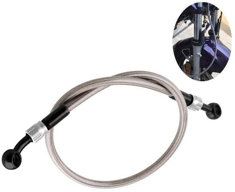 Fangfang Brake Oil Pipe Motorcycle Modified Brake Oil Pipe Electric Vehicle Universal Brake Hose 570mm/22.44in Motocycle Brake (Color : Gray)