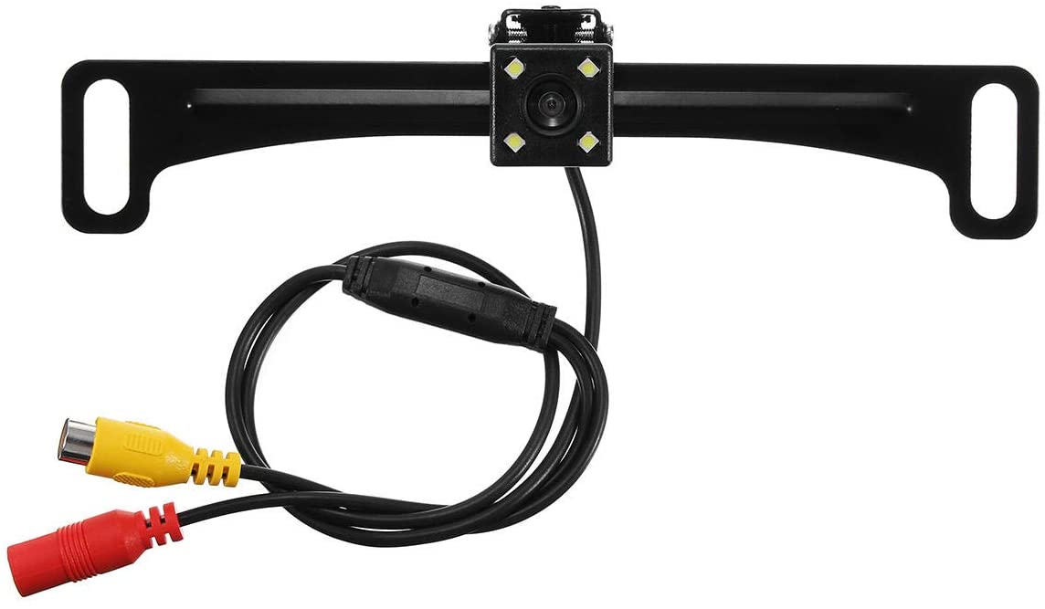 JYEMDV Universal License Plate Mount Bar Camera Car Backup Rear-View Bar Night Vision