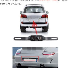 MUCH HD Car Rear View Reversing Backup Camera Automotive with Perfect Adjustable View Angle 8 LED Waterproof Lights Night Vision for Truck Car RV Bus License Plate