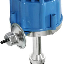 HEI Ignition Distributor for Small Block Ford 351W Windsor 5.8L 8 Cylinder New Distributor 65K Coil with Blue Cap