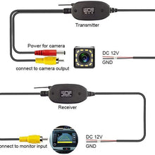 aSATAH 2.4G Wireless Car Rear View Camera for Toyota RAV4 RAV-4 RAV 4 / Toyota Vanguard 2006~2012 &Vehicle Camera Waterproof and Shockproof Reversing Backup Camera (12 LED)