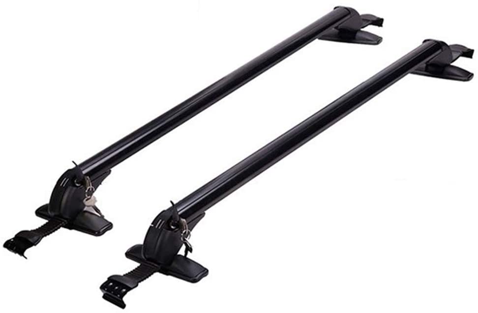 LINGJIE Durable 2Pcs Aluminium Alloy Roof Rack Cross Bars Fit for Mini Countryman 2010-2017 Cross Bar Roof Cargo Bars Lockable