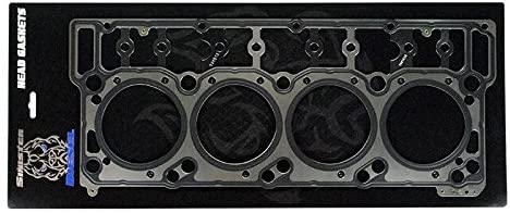 Sinister Diesel Black Diamond 18mm Head Gaskets For FORD POWERSTROKE 2003-2006 6.0L Diesel – Set of 2 Multi-Layer Steel Gaskets with Black Diamond Coating - Multi-Layered Stainless Steel