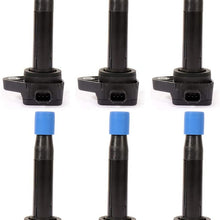 FEIPARTS Set of 6 Ignition Coils Fit for Acura MDX/RDX/RL/TL/TSX/ZDX Honda Accord/Accord Crosstour/Crosstour/Odyssey/Pilot/Ridgeline 2008-2015 Compatible with Part-numbers: 1788379