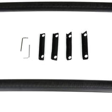 ANGLEWIDE Roof Rack Crossbars Aluminum Cargo Rack Fit For 2018-2019 For Chevrolet Traverse Rooftop Cross Bars Top Rail Carries Luggage Carrier - Max Load 150LBS,Black