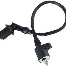 HURI Ignition Coil for Honda Recon 250 TRX250TE TRX250TM TRX250 Sportrax 90 250 300 400 450 TRX90 TRX250EX TRX300EX TRX400EX TRX450R 2x4