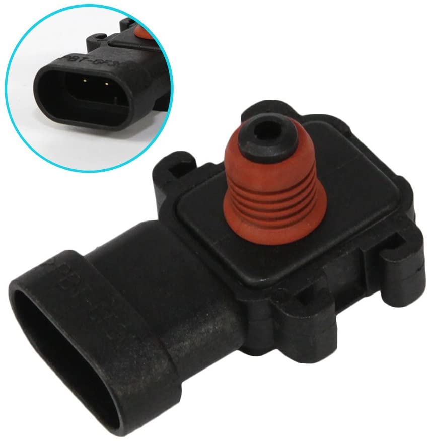 DOICOO Manifold Absolute Pressure MAP Sensor 16187556 12614973 213-796 for Chevy Silverado Tahoe Suburban C1500 C2500 C3500 K1500 K2500 K3500 Astro Avalanche Express Cadillac Buick 213-351 213-1742