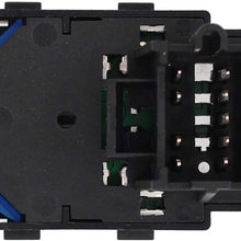 NewYall Front Left Driver Side Door Power Mirror Switch w/ 2 Button