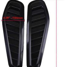 LSJVFK 1 Pair Universal Car Decorative Air Flow Intake Hood Scoop Vent Bonnet Decorative