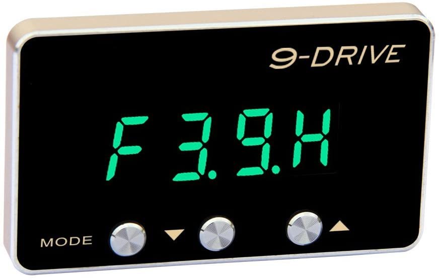 July King 9-Drive Electronic Throttle Controller for Seat Alhambra Altea Leon Mii Toledo Skoda Citigo Fabia NJ Octavia Superb Yeti, Comfort Sports Racing, 5mm Thickness 4-digit Display