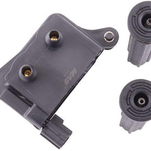 MAS Permanence Ignition Coil Pack UF504 Compatible with 2005-2019 5.7L 6.1L 6.4L V8 Dodge Challenger Charger Durango Magnum Ram 1500 2500 3500 Jeep Commander Grand Cherokee Chrysler 300 Aspen