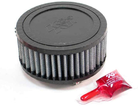 K&N Universal Clamp-On Air Filter: High Performance, Premium, Washable, Replacement Engine Filter: Flange Diameter: 2.625 In, Filter Height: 2 In, Flange Length: 0.625 In, Shape: Round, RU-2630