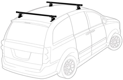 Vantech Universal Aluminum M1000 Ladder roof Van Rack w/ 60
