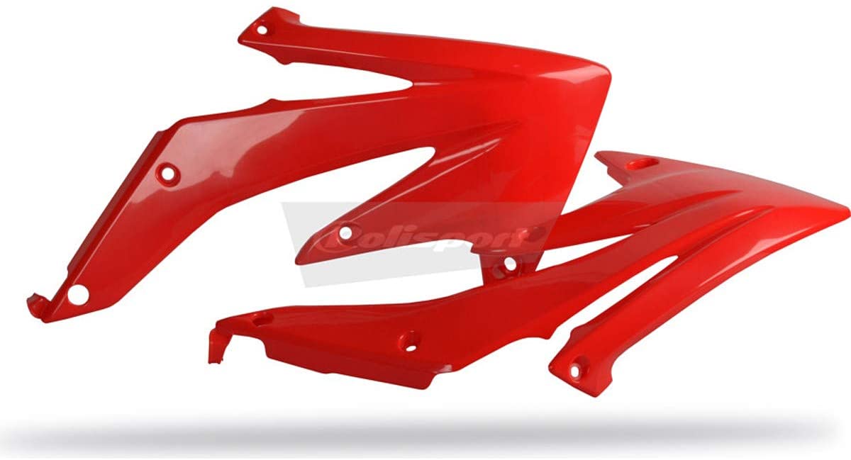 Polisport Radiator Shroud Set (RED) for 05-08 Honda CRF450R