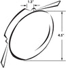 Manufacturers' Select ITC Radiance RV LED Overhead Light with Warm White Light (4.5